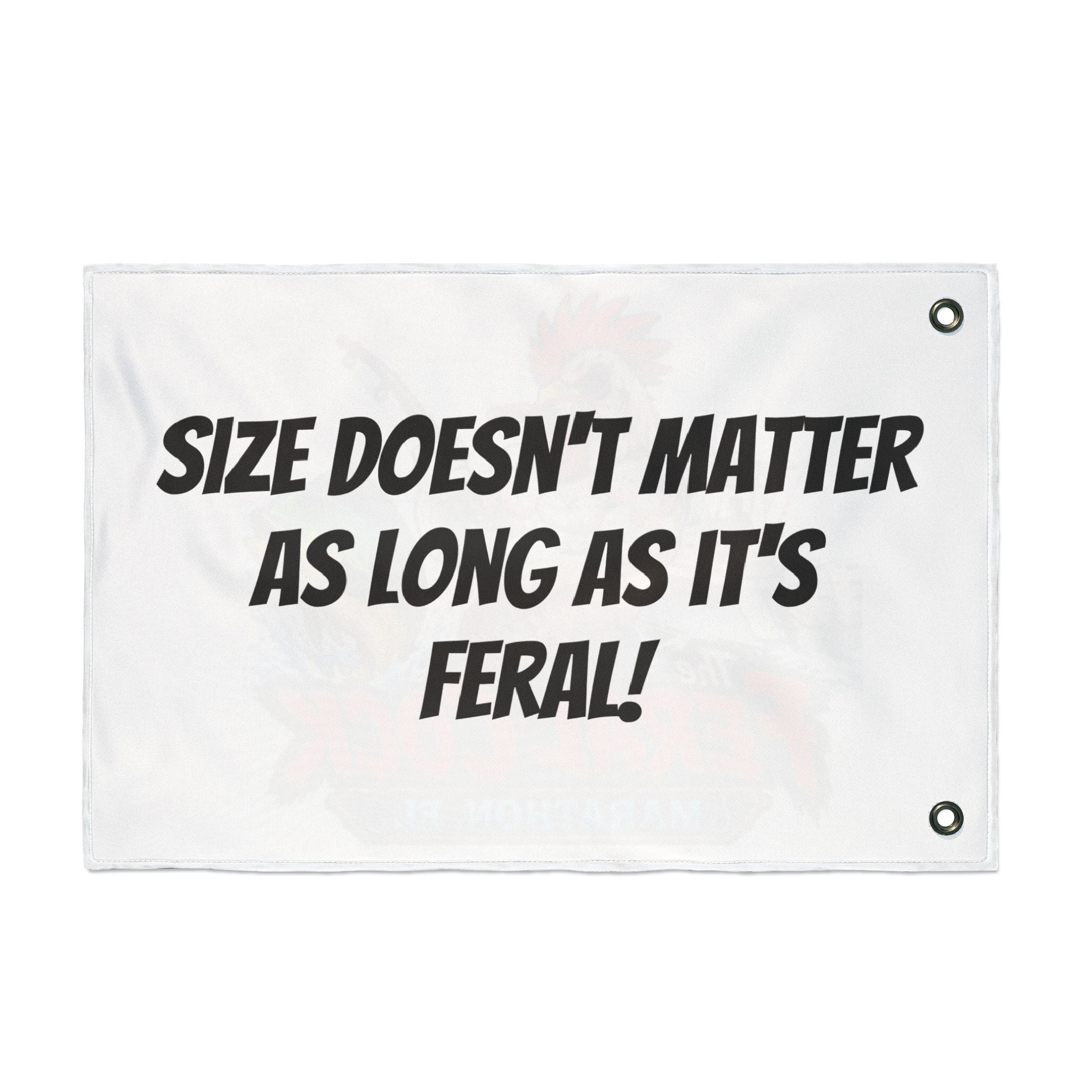 Double-Sided Flag — The Feral Cock Marathon, FL Rooster & Fish Nautical Banner
